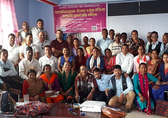 REFRESHER TRAINING ON PARTICIPATORY LOCAL LEVEL PLANNING ( PLLP)